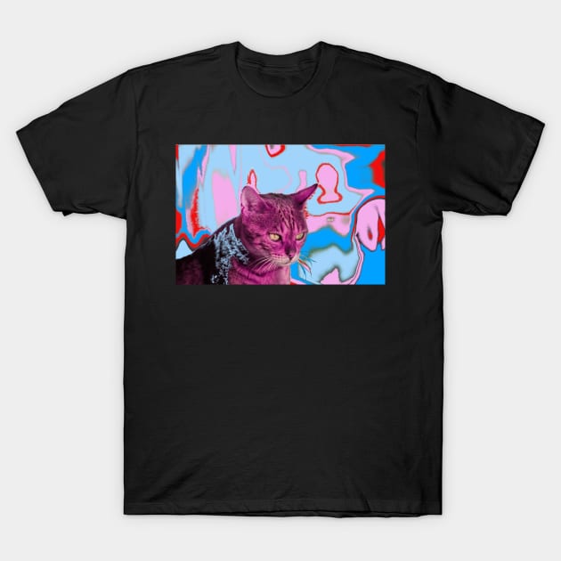 Cat / Swiss Artwork Photography T-Shirt by Wolf Art / Swiss Artwork Photography